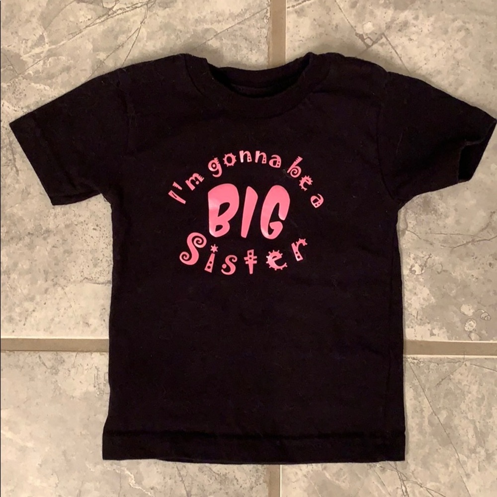 Big Sister announcement shirt